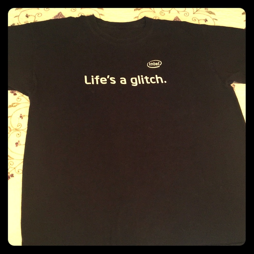 Black Intel official T-shirt!